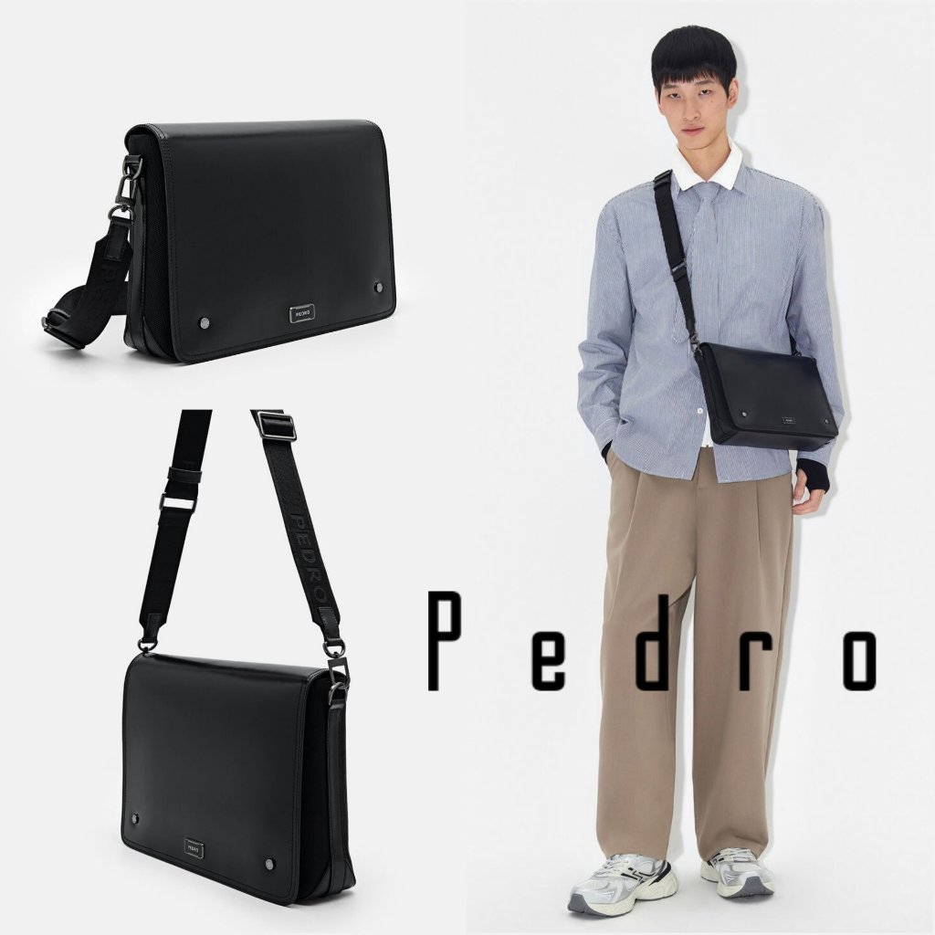 Tas Kerja Pedro Pria Original Elliott Messenger Bag Man Cowok Laki Laki Simple Modern Tas Selempang