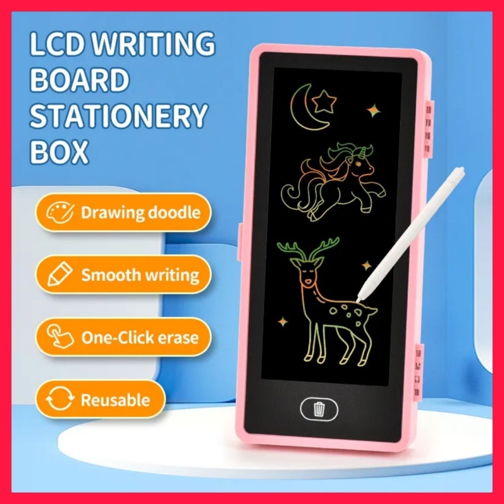 

Kotak Pensil LCD Drawing Box LCD Drawing Pencil Box