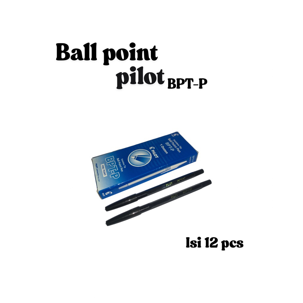 

Pulpen Pilot BPT-P Fine warna Hitam Point 0.7mm 1biji