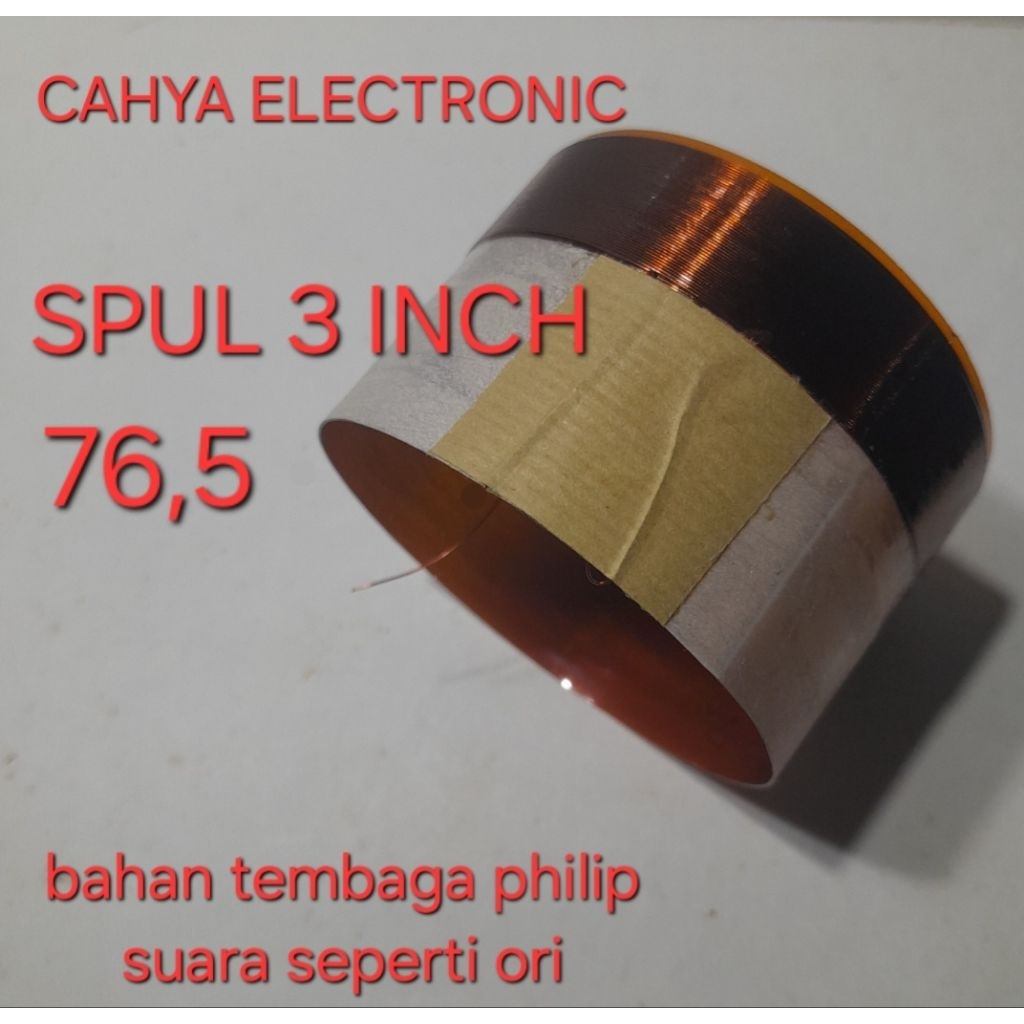 Spul speaker 3 inch dia 76.5 mm