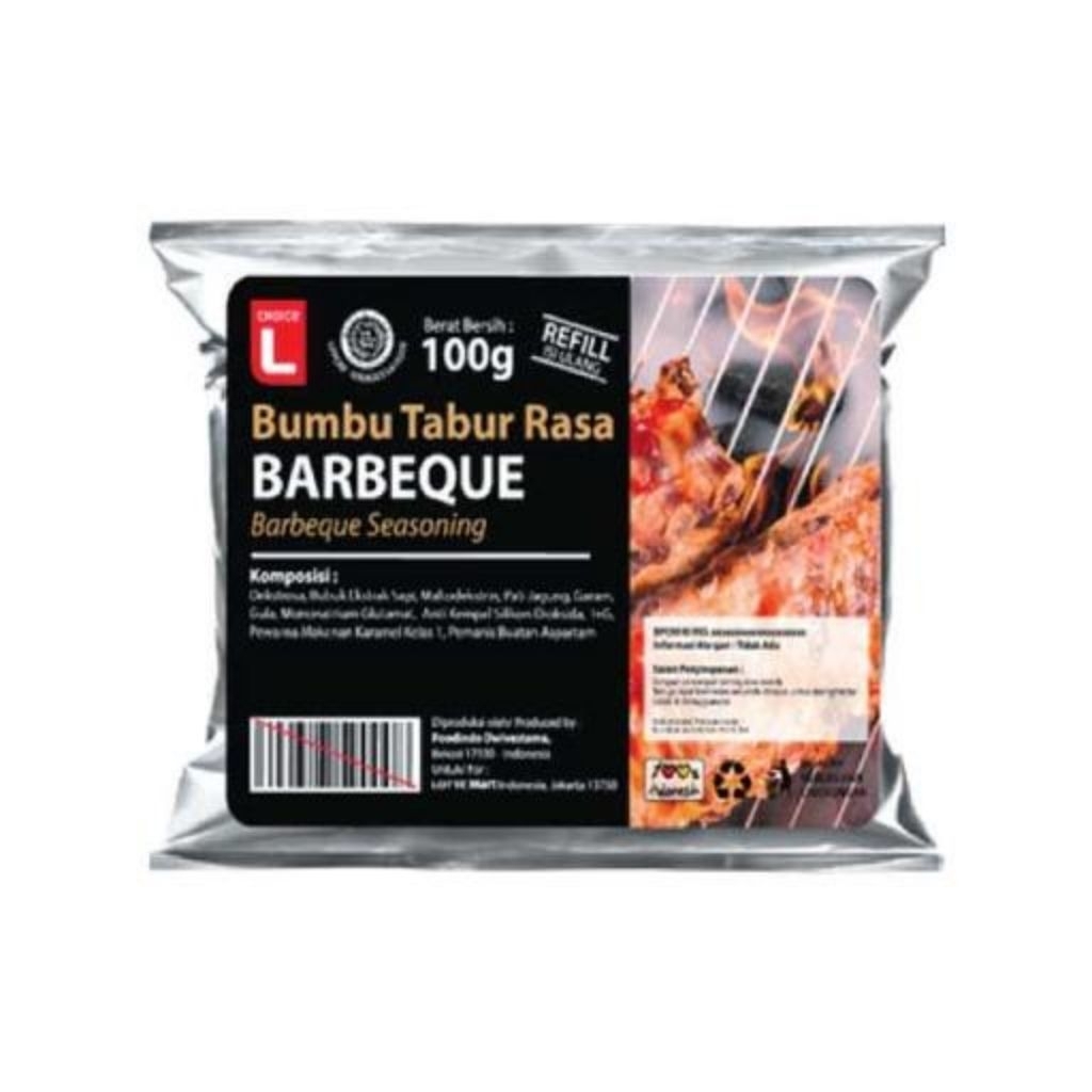 

Choice L Bumbu Kentang Barbeque 100 gram