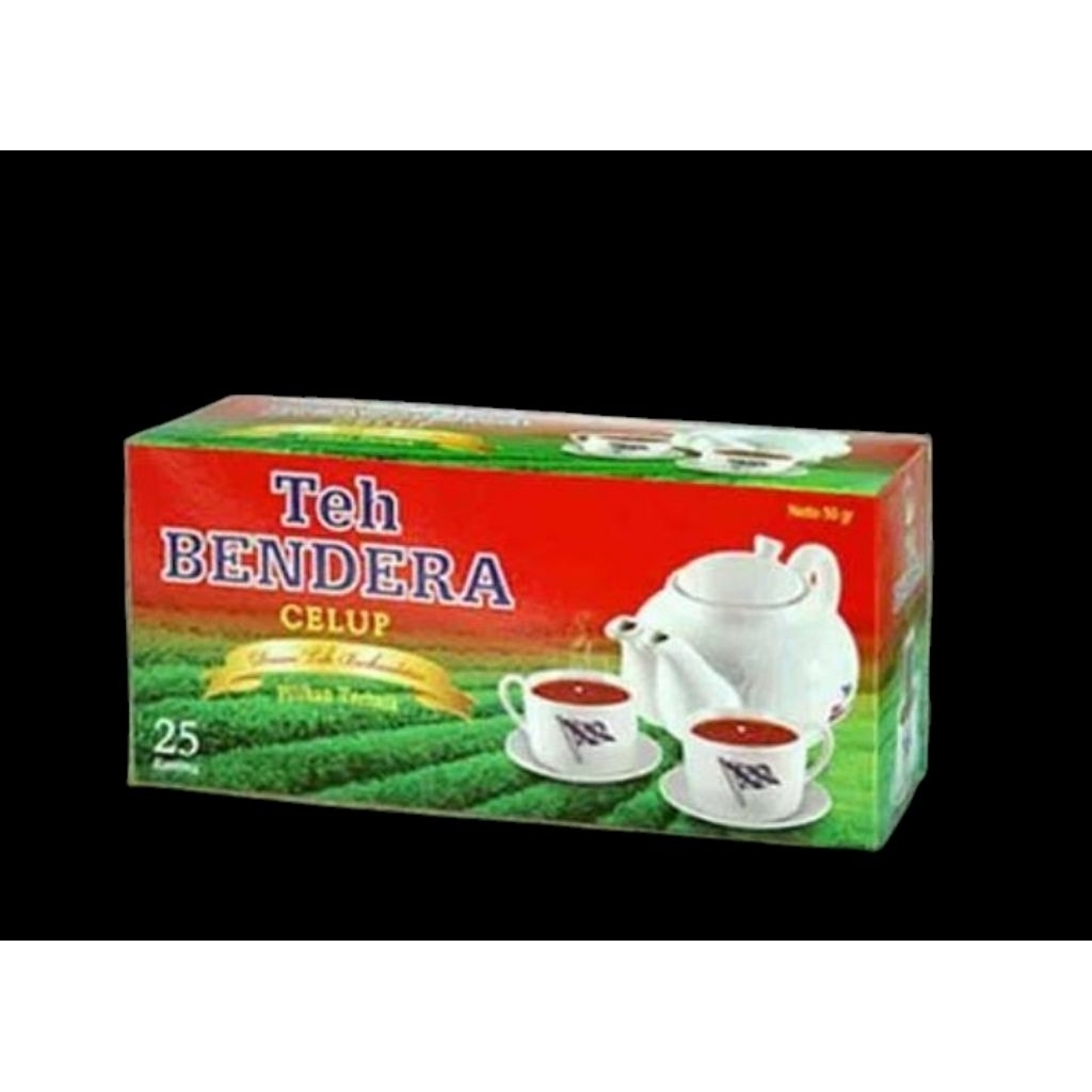 

teh celup bendera isi 25