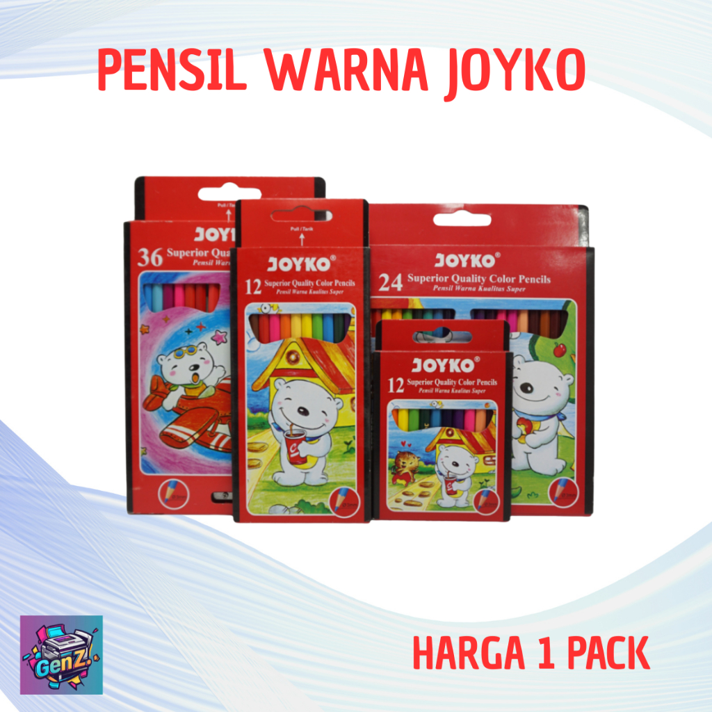

PENSIL WARNA JOYKO BERBAGAI MACAM UKURAN