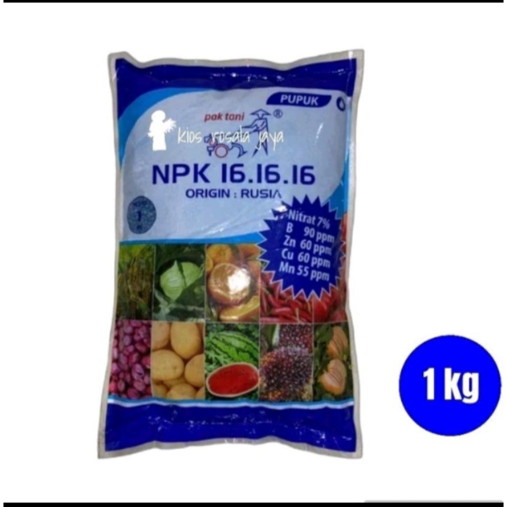 NPK PAK TANI 161616 RUSIA 1KG