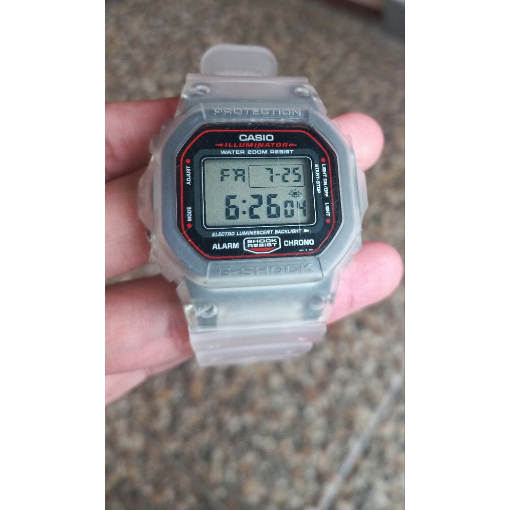 Casio G-Shock DW-5600E Second/Bekas/Preloved