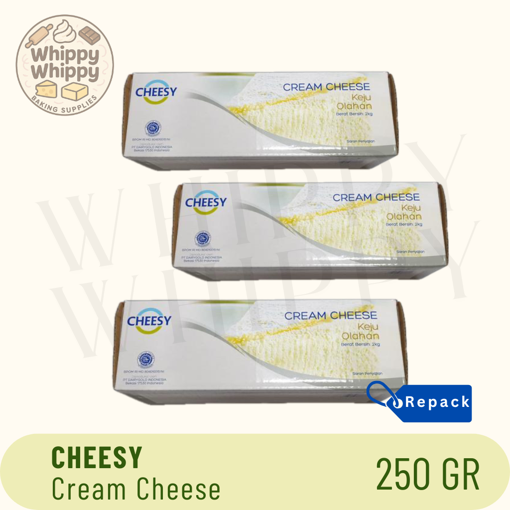 

CHEESY CREAM CHEESE REPACK 250GR / Cream Cheese RECOMMENDED