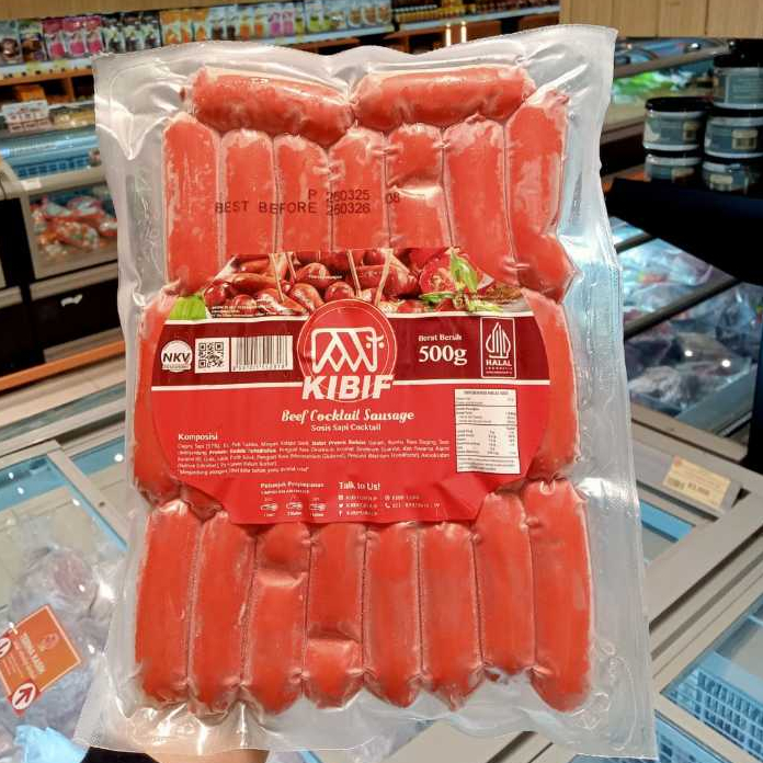 

KIBIF SOSIS COCKTAIL 500 GRAM