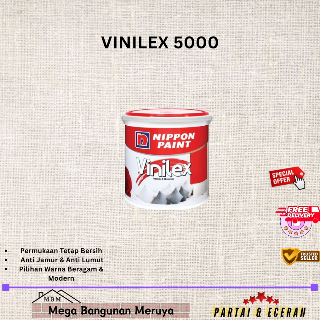 Vinilex 5000 Vinilex 5 kg Vinilex NP 3025 STORMY SKIES Vinilex Pail 5kg