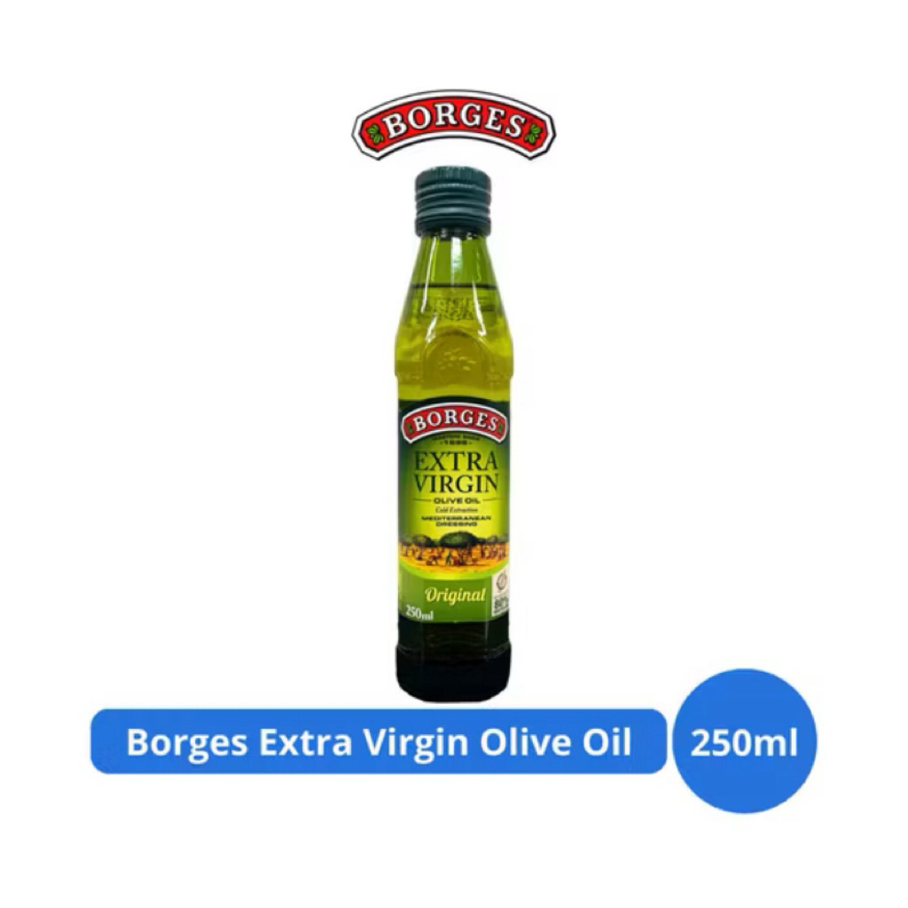 

Borges Extra Virgin Olive Oil 250ml – Minyak Zaitun Asli untuk Hidangan Sehat