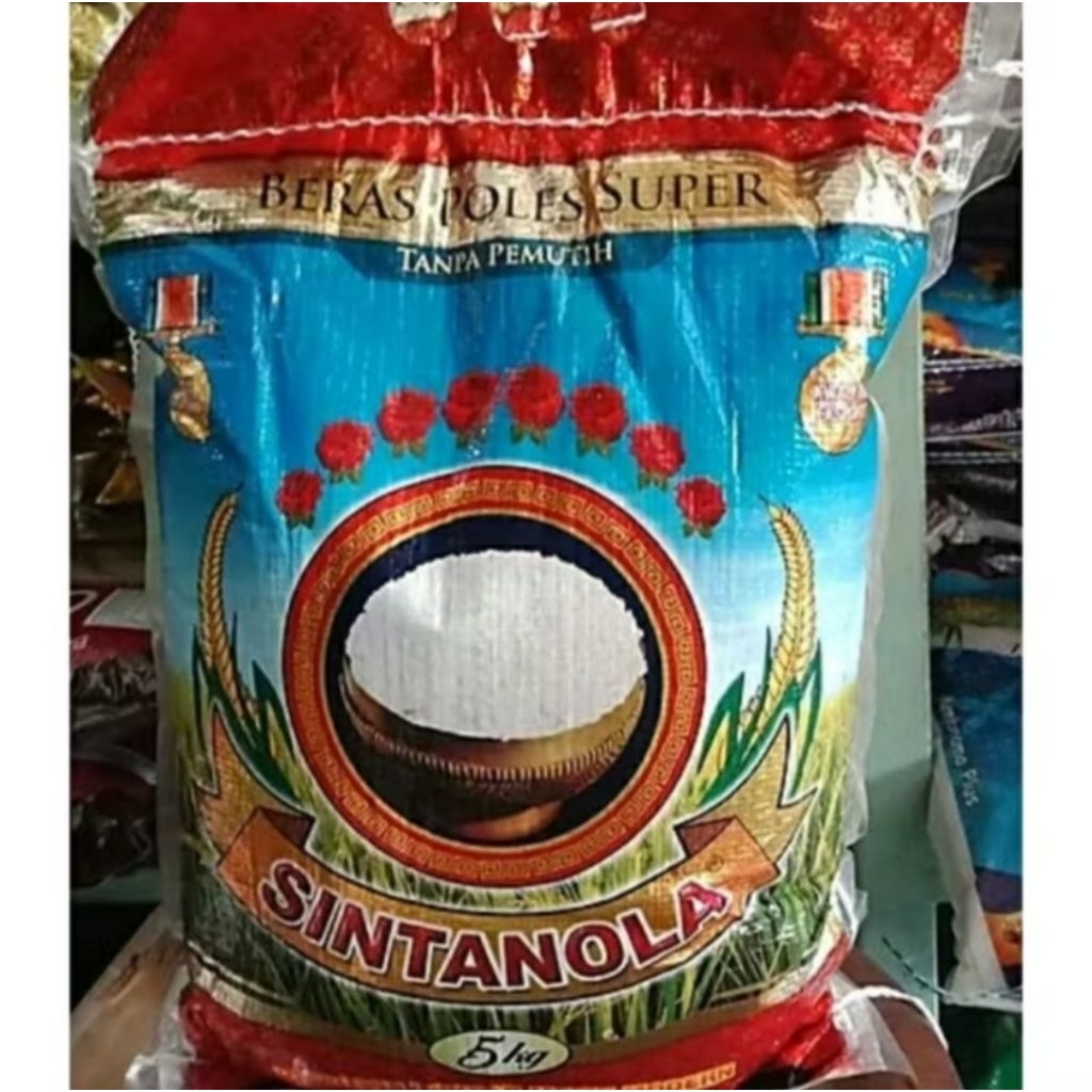 

Beras Sintanola kemasan 5kg