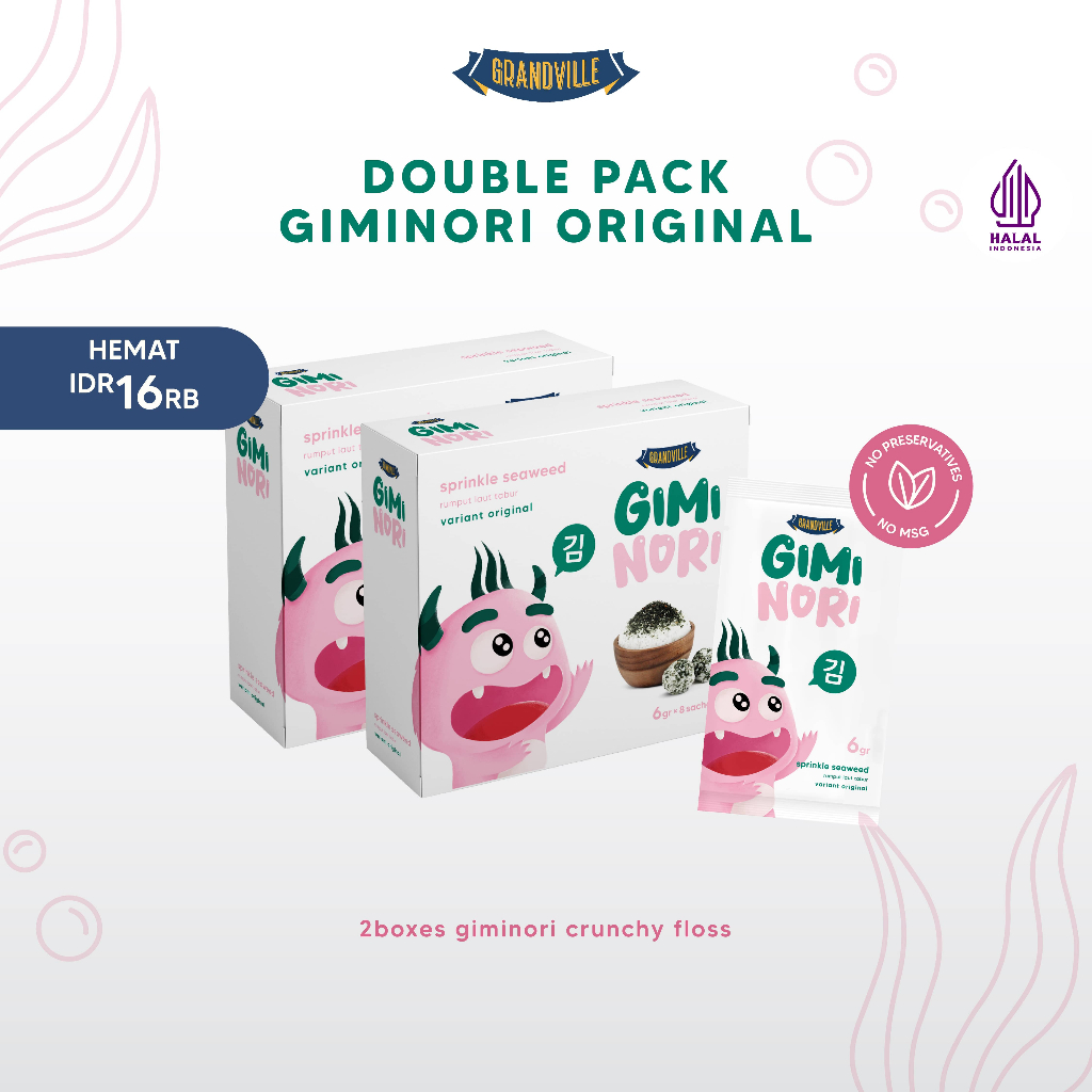 

[SPESIAL] Grandville Gimi Nori Rumput Laut Tabur Original Double pack
