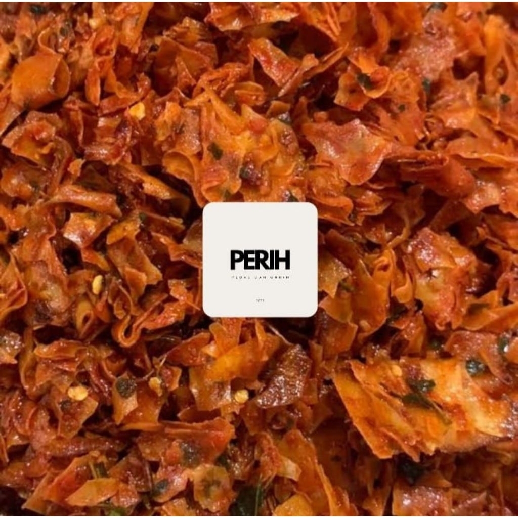 

KERIPIK SINGKONG 1/4 KG PERIH (PEDAN DAN GURIH) PEDAS/ORIGINAL