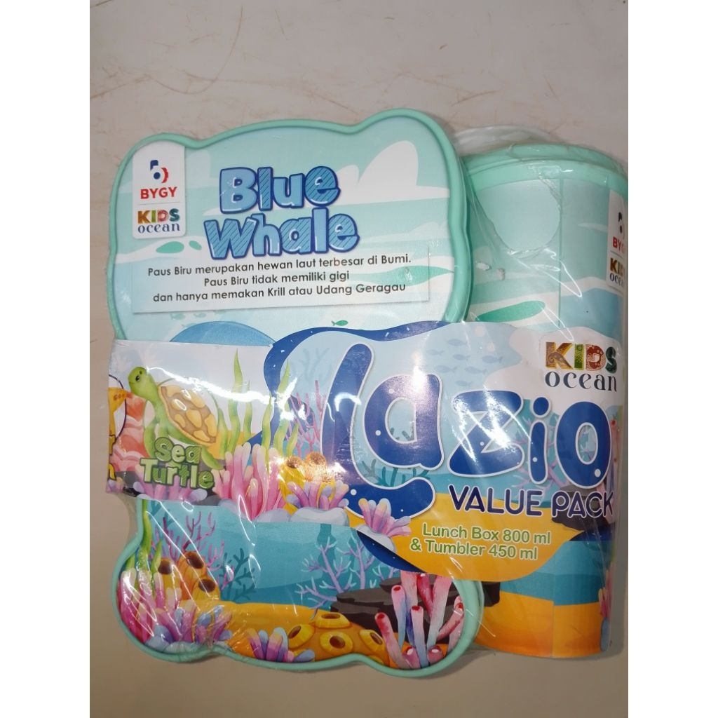 Lunch Box Lazio Set / Tempat Makan Anak Set Karakter