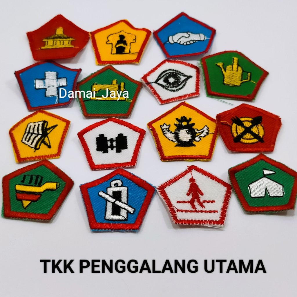 Atribut Pramuka TANDA KECAKAPAN KHUSUS SKK - TKK PENGGALANG UTAMA / SKK Pramuka Penggalang