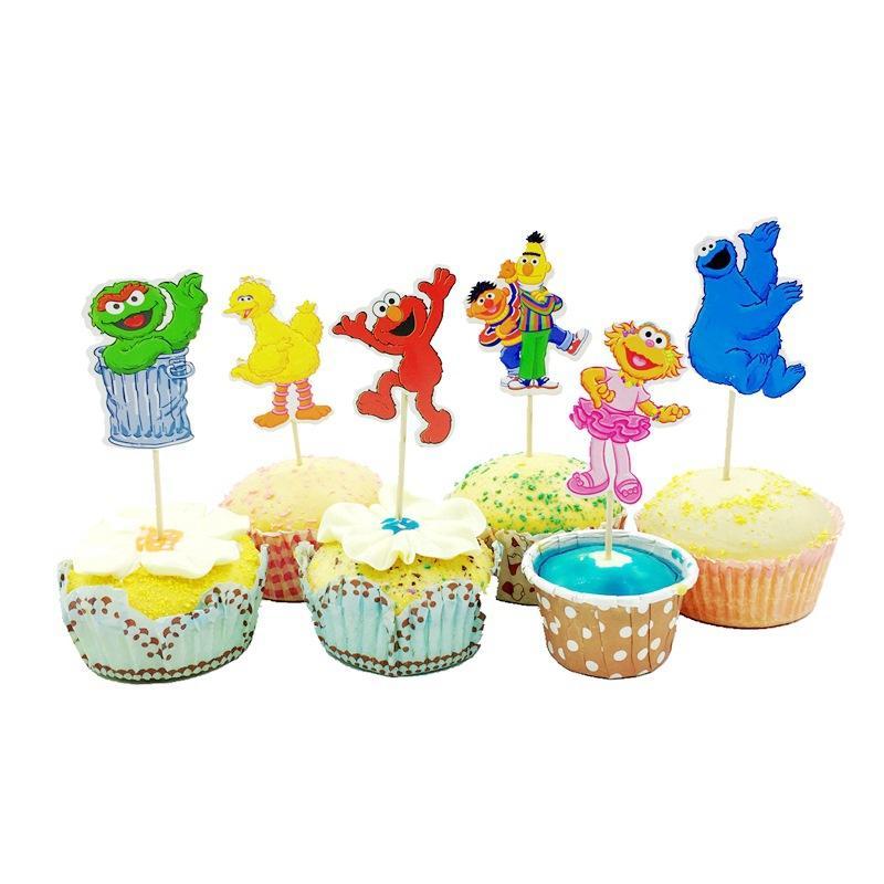 

Cake Topper 1 Pack Isi 24 Pcs Dekorasi Baking Hiasan Kue Ulang Tahun Karakter Kartun