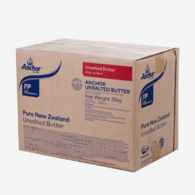

Anchor Unsalted Butter- Premium New Zealand butter repack 500gr 1000gr 2500gr