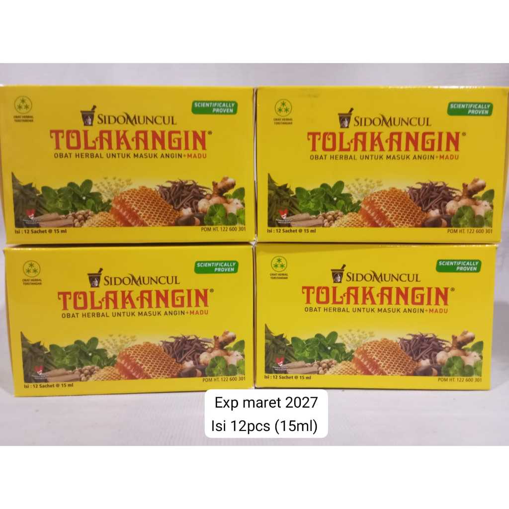 

TOLAK ANGIN CAIR SIDOMUNCUL 12 SACHET