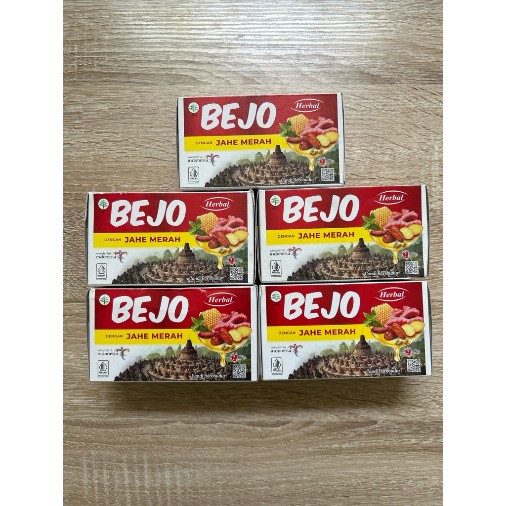 

Bejo Jahe Merah Sachet 1 Pack(6 Sachet) Exp 2026/September