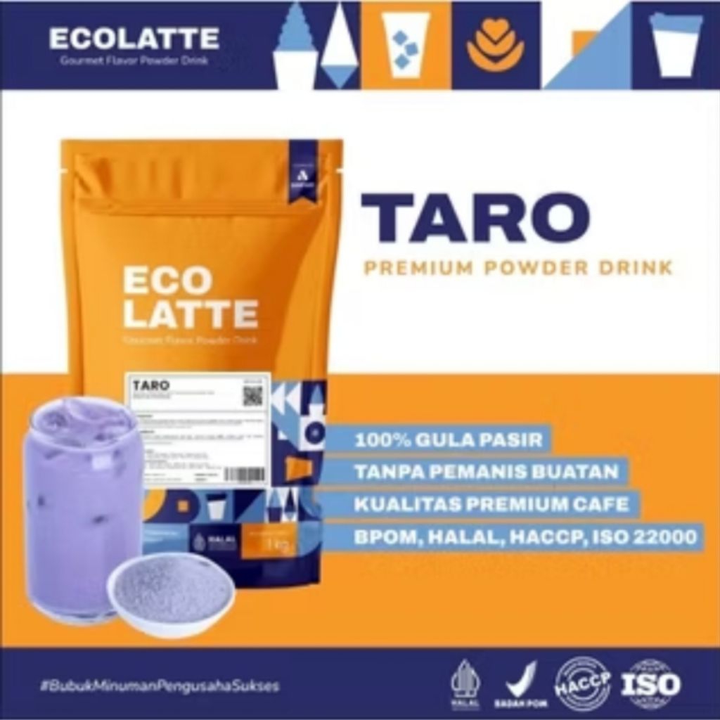 

ECOLATTE TARO- Powder Drink 1kg