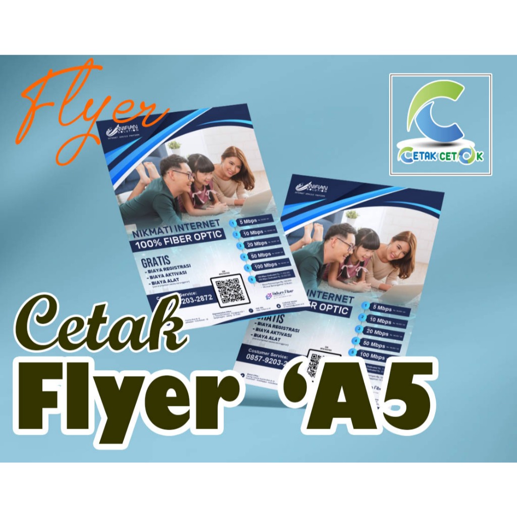 

FLYER A5 4/0 SATU MUKA ART PAPER 150 GSM, CETAK FLYER A5 HIGH RESOLUTION, MURAH DAN BERKUALITAS