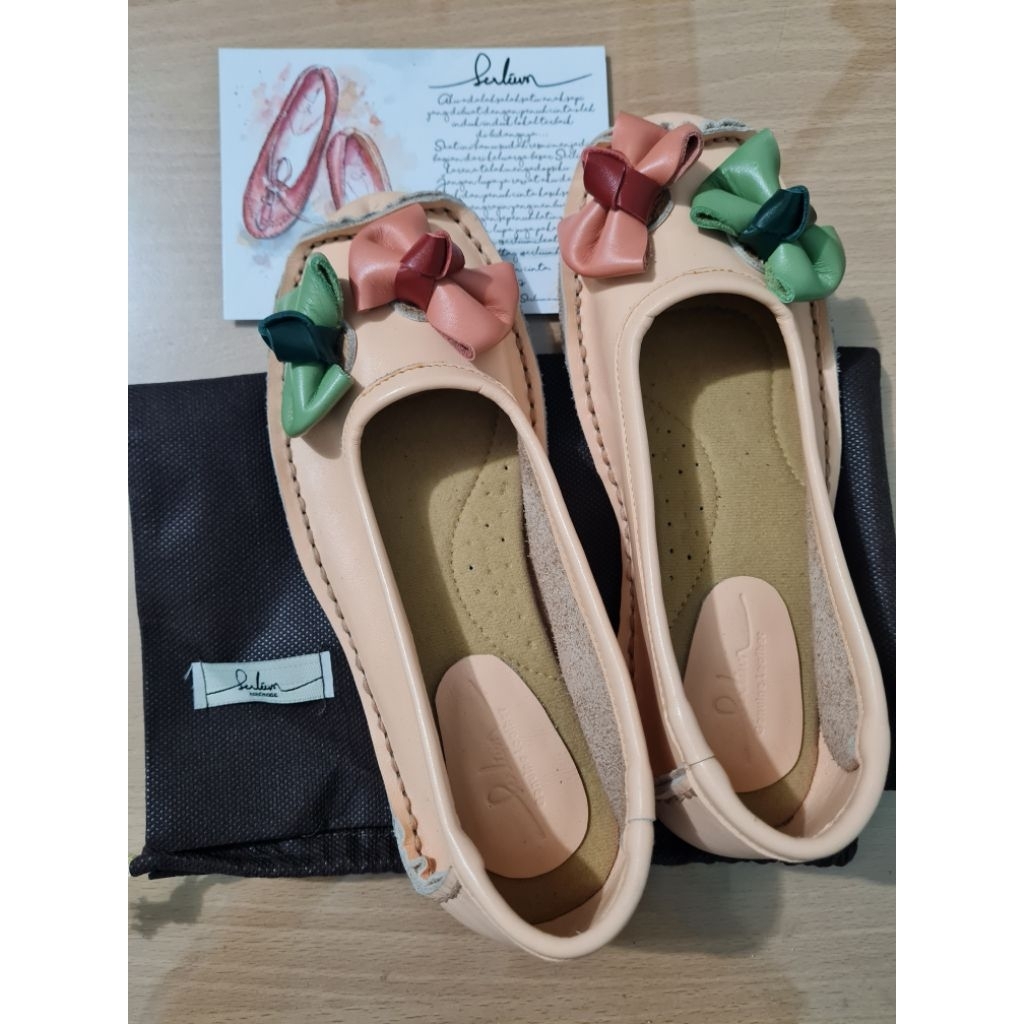 SEPATU KULIT WANITA/SEPATU BAGUS/SEPATU SERLIUM/SEPATU MESRA/SEPATU SERLIUM