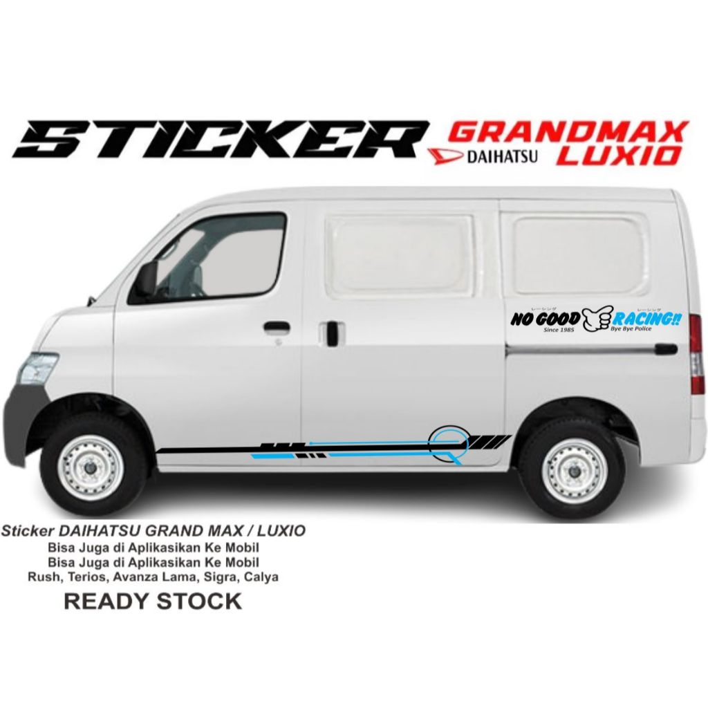 stiker simple low stiker mobil gran max sticker mobil daihatsu gran max stiker mobil luxio sticker l