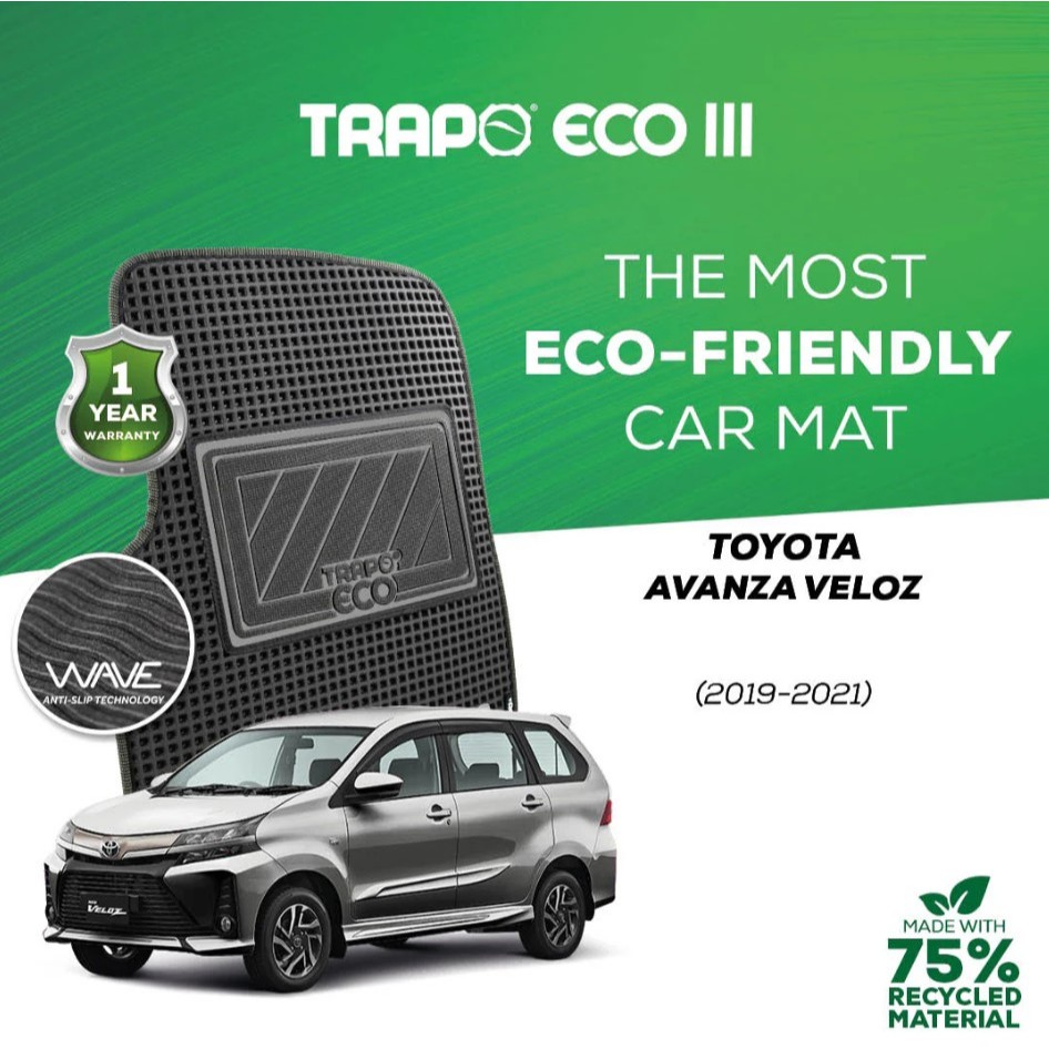 Karpet Trapo Mobil Avanza Veloz Full Set (2019-2021) - Compatible with Toyota Avanza Veloz