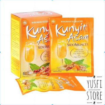 

Grosir Kunyit Asam Sidomuncul (Kemasan oren) Box Pelancar Haid