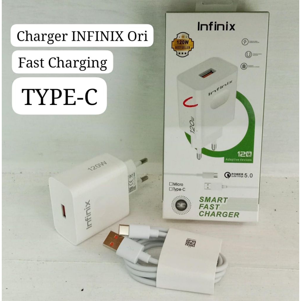 Charger INFINIX Original 100% Fast Charging