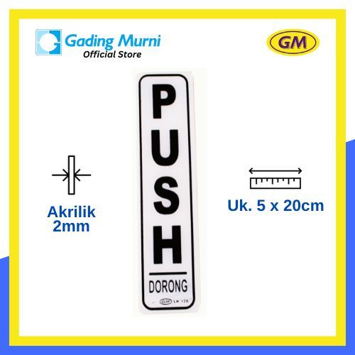 

GM LABEL PUSH LK-128 KECIL