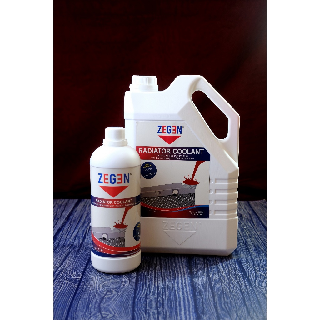 ZEGEN Radiator Coolant Air Radiator Cairan Pendingin Mesin Mobil & Motor Kualitas Jerman 5 & 1 Liter