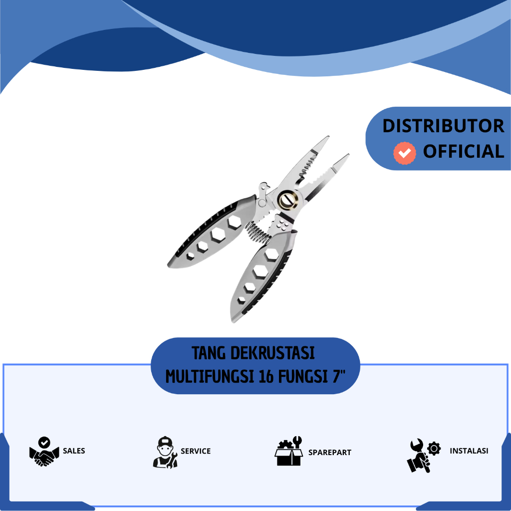 TANG DEKRUSTASI MULTIFUNGSI 16 FUNGSI 7"