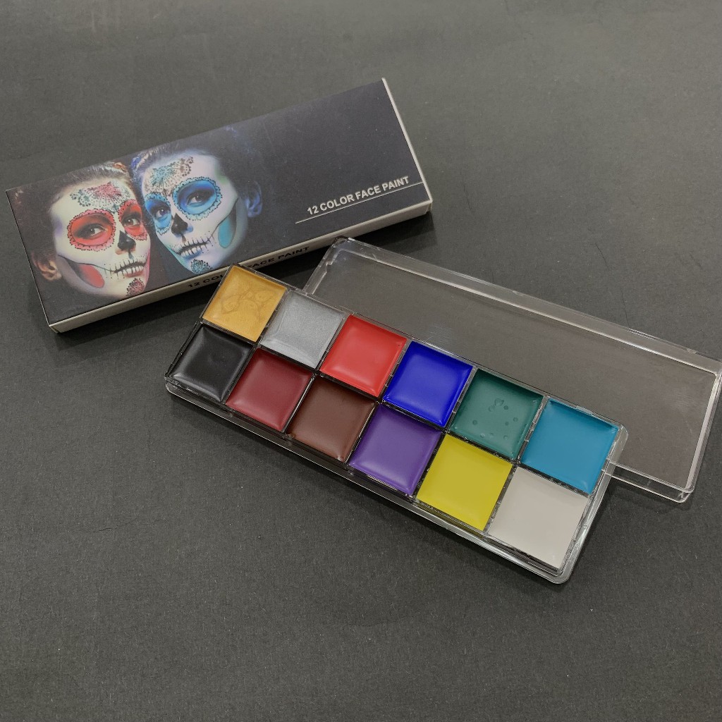 

FACE PAINT V-Tec 12 Color - Cat Wajah / Muka Original V-Tec Aman Untuk Kulit