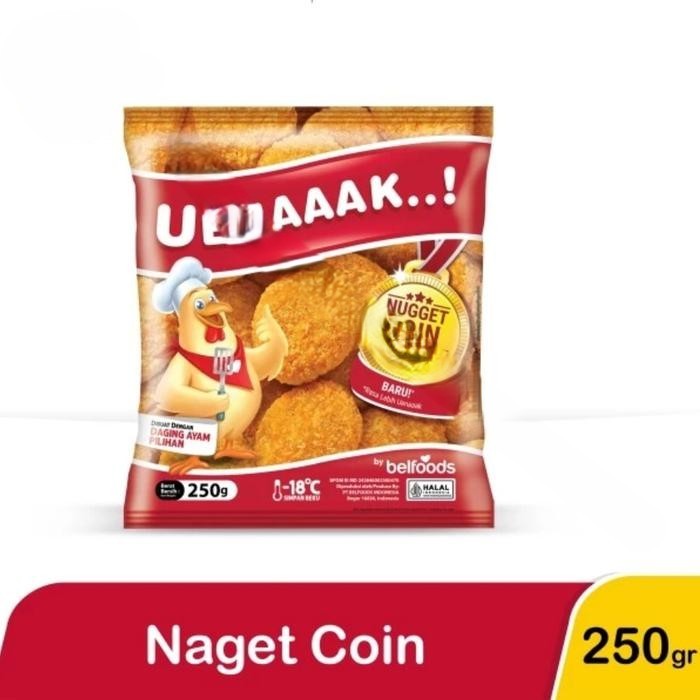 

BELFOODS UENAAAK CHICKEN NUGGET COIN STICK 250 G