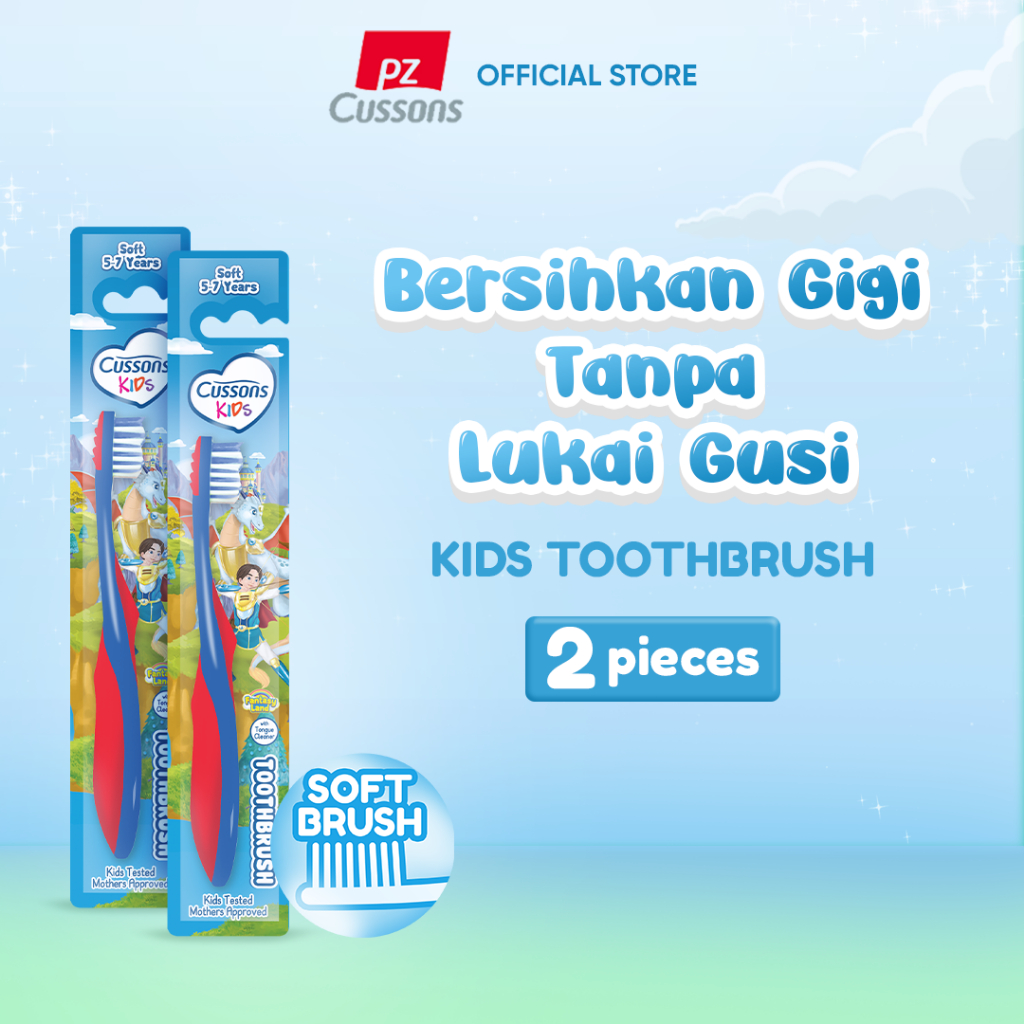 Cussons Kids Sikat Gigi Dragon Soft 5-7 Years x2