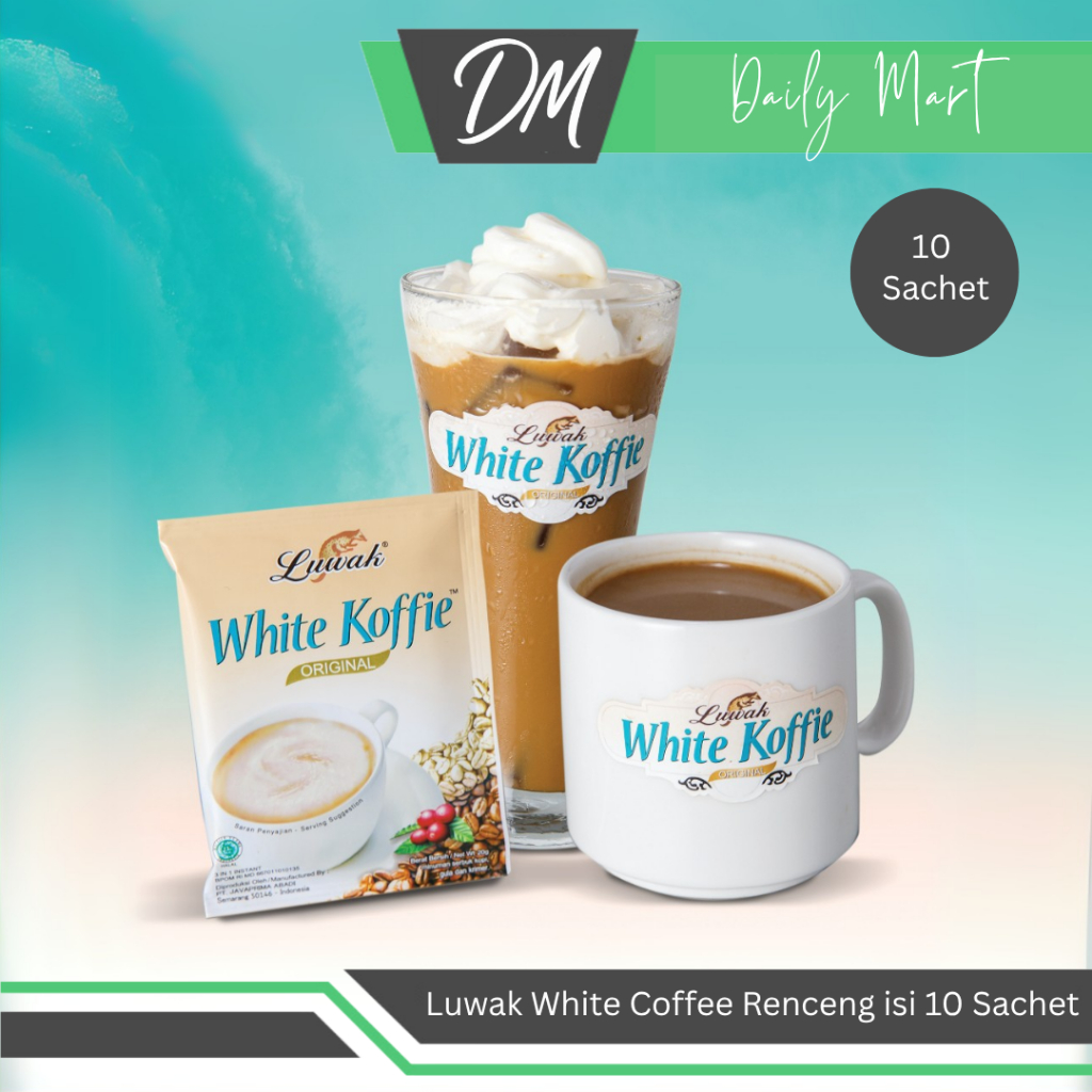 

Luwak White Coffee Renceng Isi 10 Sachet - Kopi Instan Premium Enak Murah