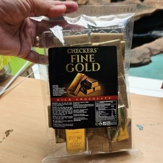 BNS BUBLE - PACK 300GR - COKLAT CHECKERS FINE GOLD ISI 30 PCS @10GRAM /017281 COKLAT EMAS CHECKER