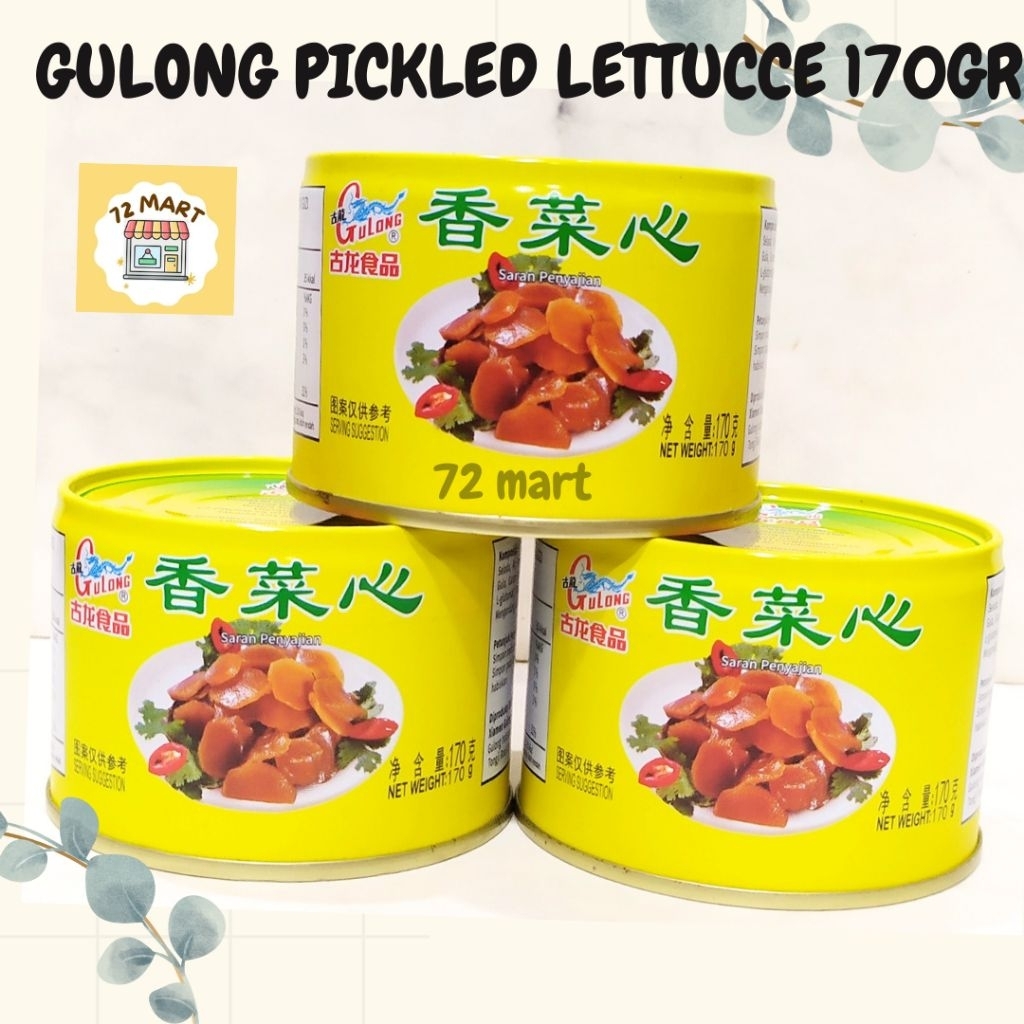 

Pickled Lettuce Gulong 170gr/ Acar Selada/Caisim