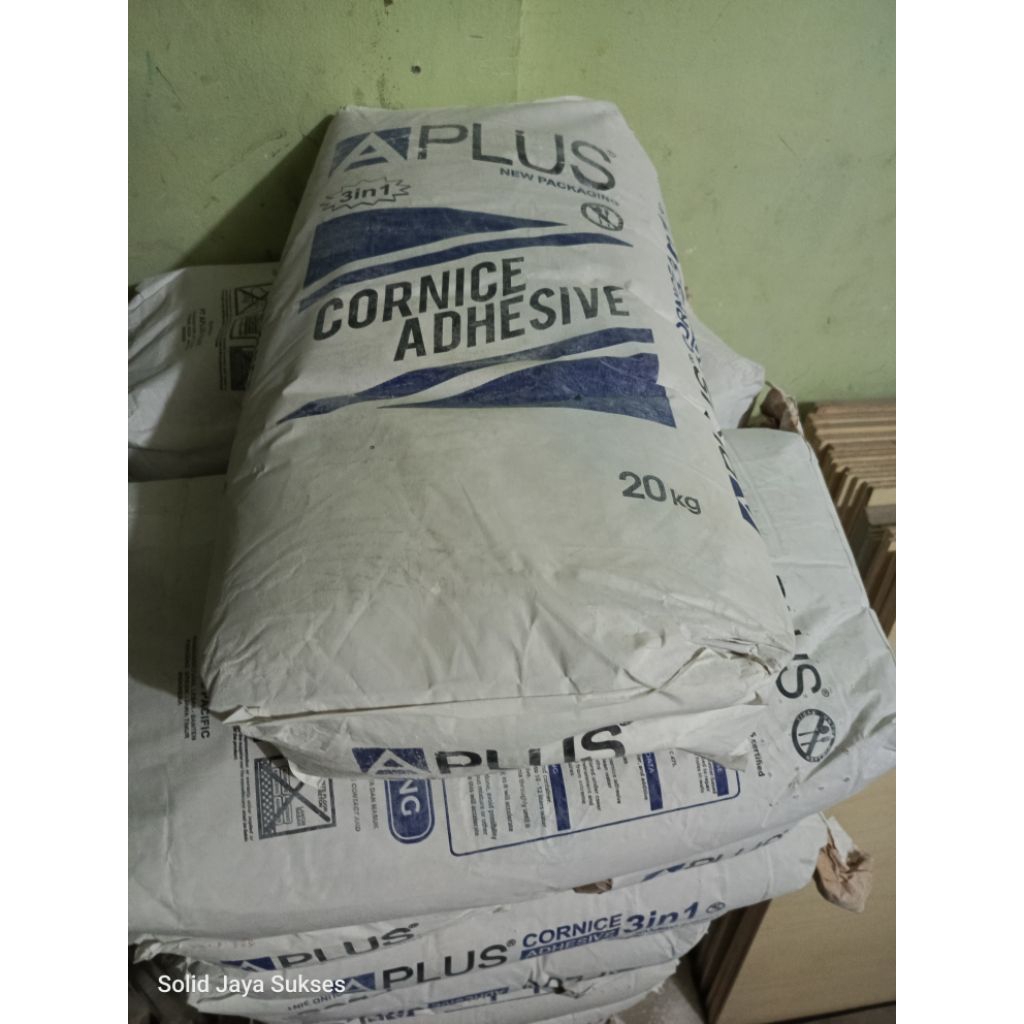 1kg Cornis / Dempul Tembok /Tepung Gypsum / Cornice Aplus