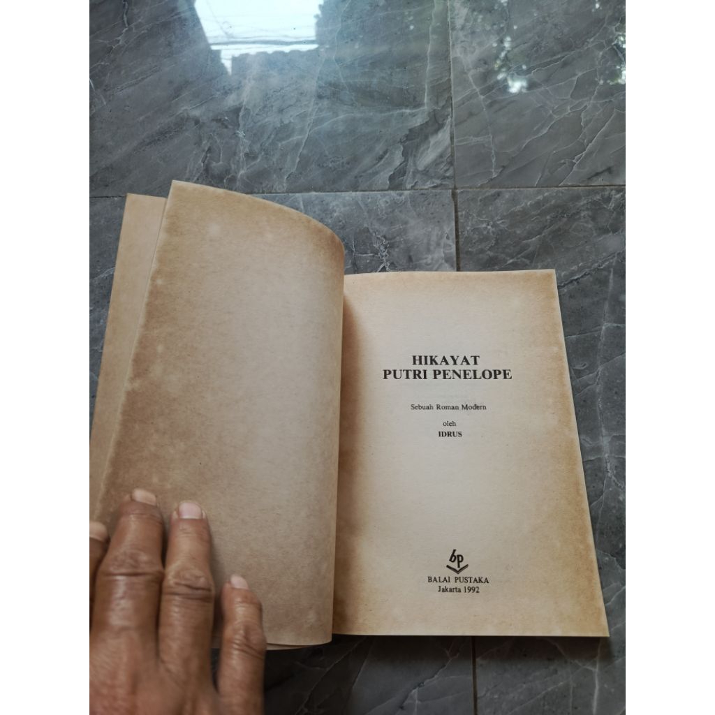 HIKAYAT PUTRI PENELOPE sebuah roman modern IDRUS-B3