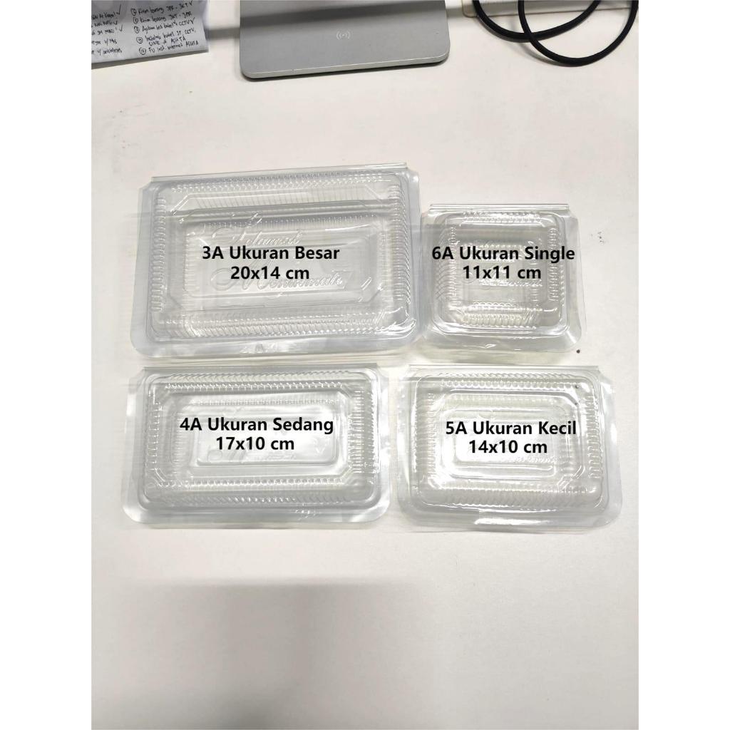 Mika Plastik Bening Lipat Wadah Makanan