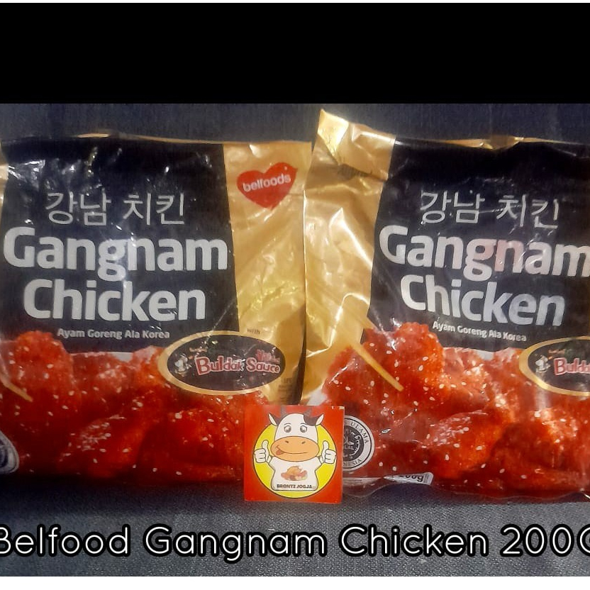 

BELFOODS GANGNAM CHICKEN 200GR - FROZEN FOOD - BRONTZ JOGJA