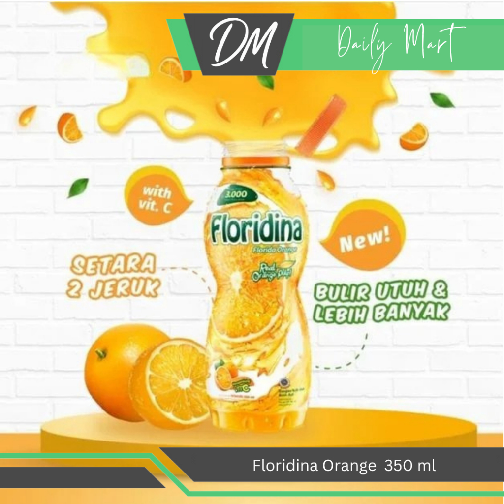 

Floridina Orange 350ml - Minuman Kemasan Menyegarkan Rasa Jeruk Enak dan Sehat