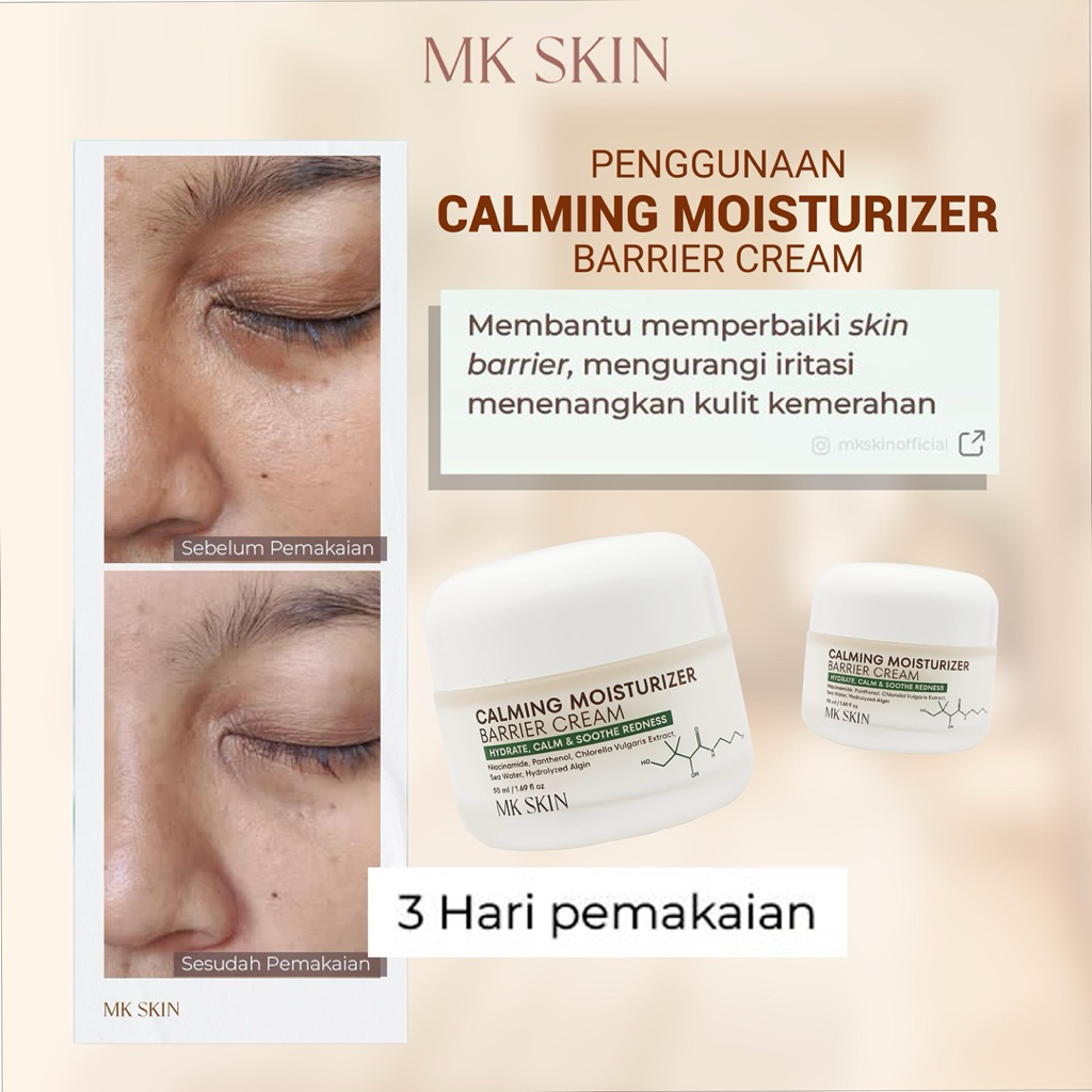 Mk skin calming moisturizer memperbaiki skinbarier