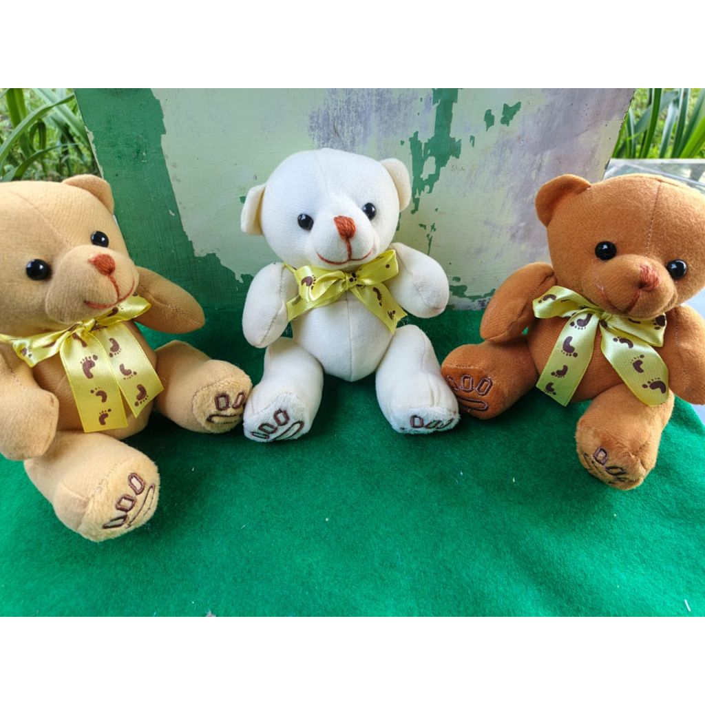 NEW boneka teddy bear kecil / boneka teddy bear / boneka teddy bear mini / boneka kecil lucu /