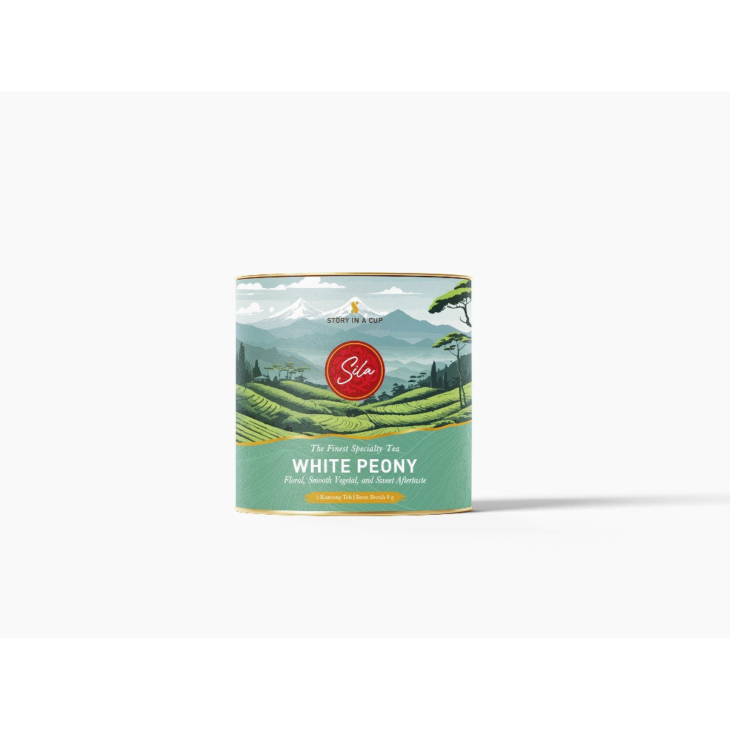

Sila Specialty Tea - White Peony - Canister Mini - Teh Premium - White Tea