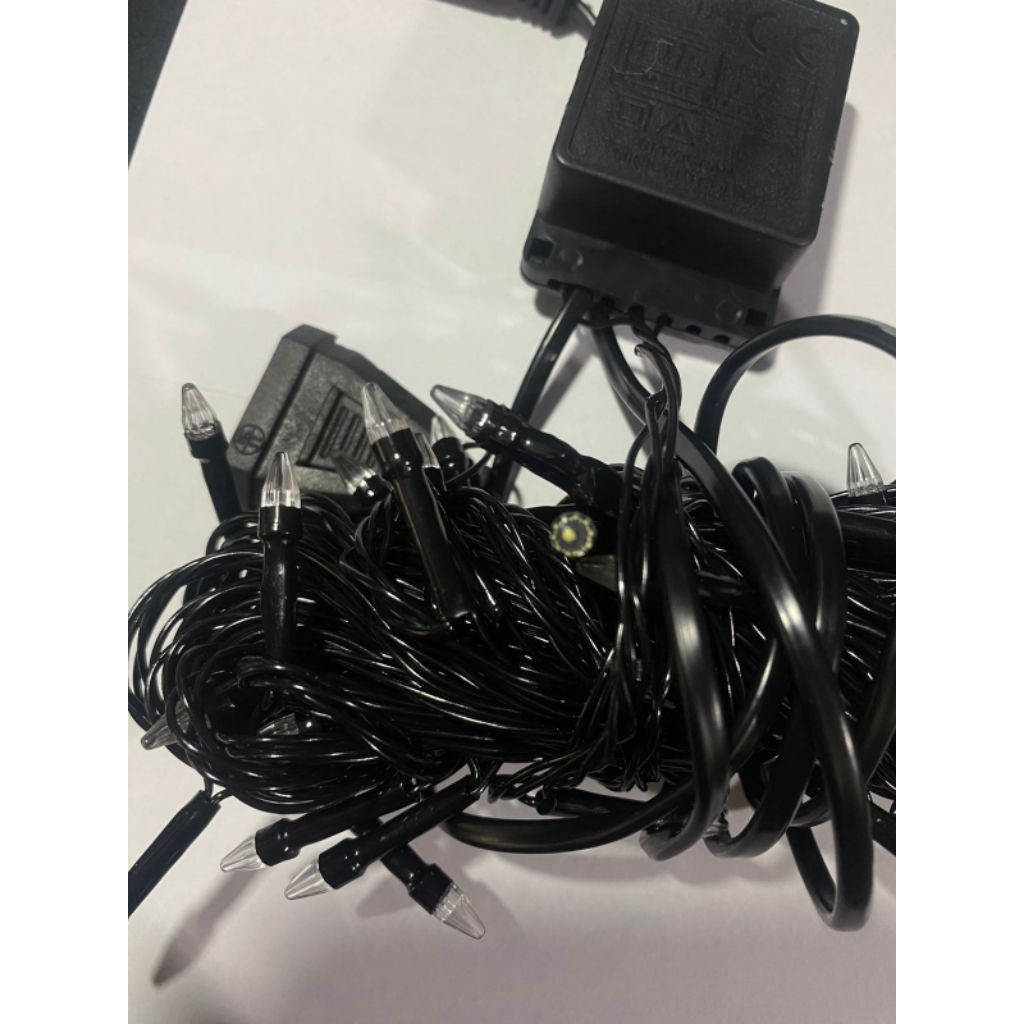 One_Flowers1 Lampu Tumblr Merah Putih Kabel Hitam 10M / Lampu Agustusan 10M / Lampu Merah Putih