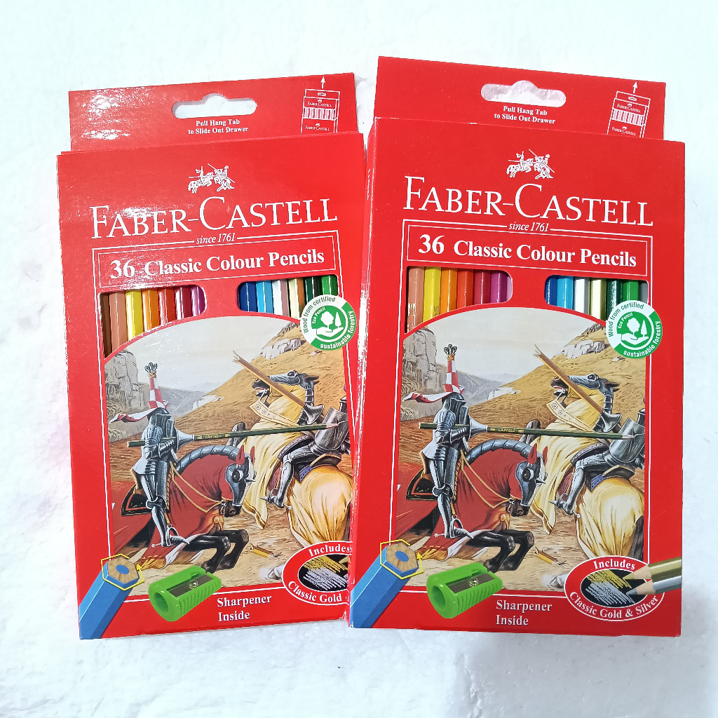 

Faber Castell Classic Colors 36 Pensil Warna Klasik / Pensil Warna Faber Castell Isi 36