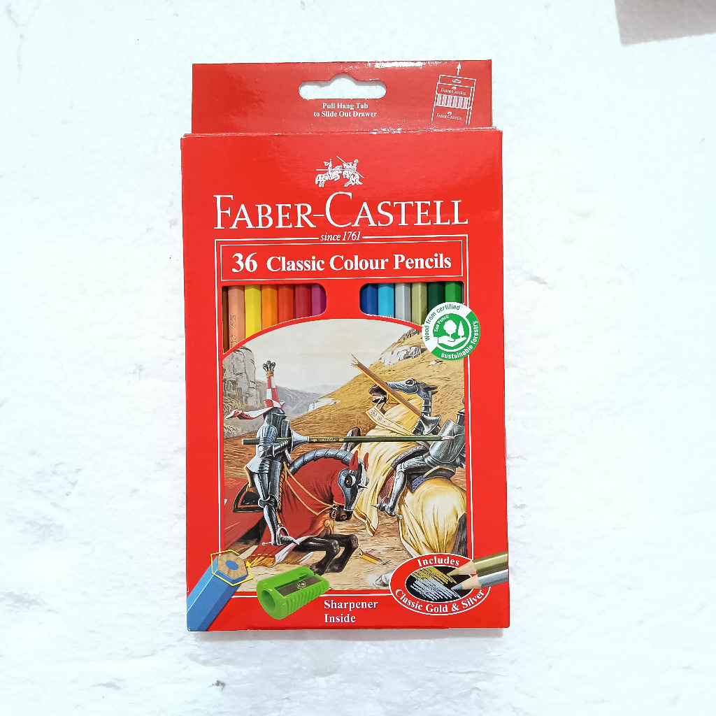 

Faber-Castell Classic Colour Pencils 36 Warna – Set Pensil Warna Berkualitas