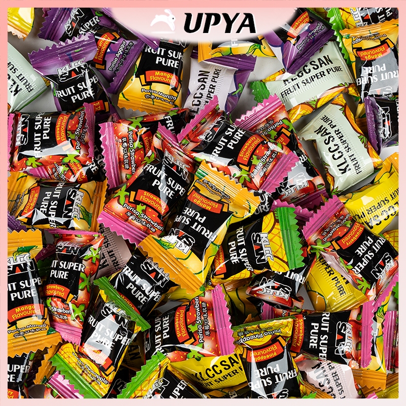 

UPYA Permen Buah Lembut Permen Berwarna-warni Permen Rasa Campuran